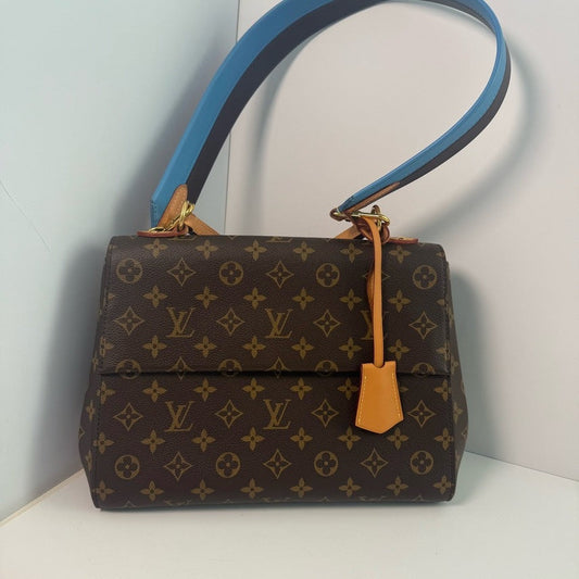 Louis Vuitton Monogram Cluny Canvas Shoulder Bag - Brown
