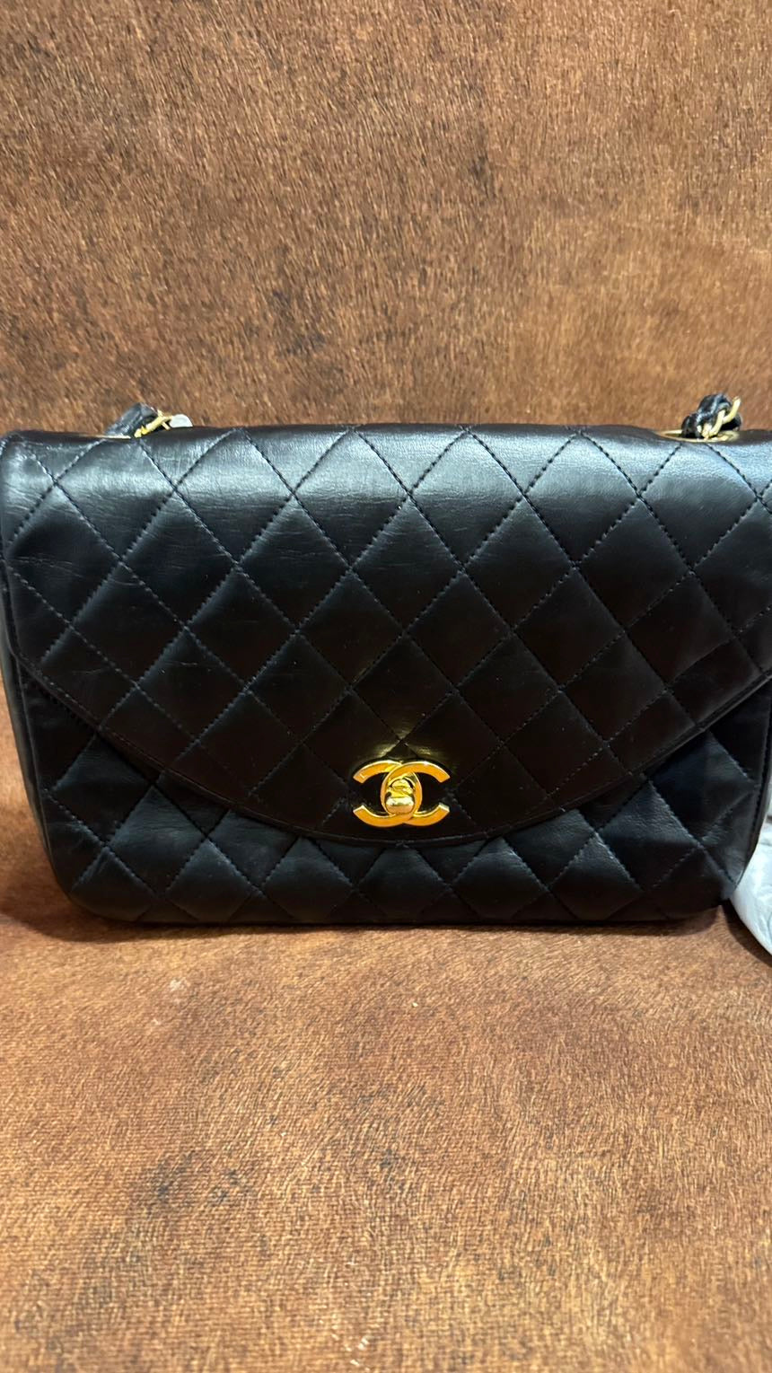 Chanel Vintage Black Flap Bag - Leather Shoulder Bag