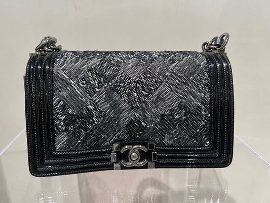 Chanel Leboy MM Black Shoulder Bag - Designer Handbag