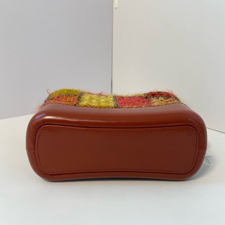 Chanel Gabrielle Patchwork Orange Shoulder Bag