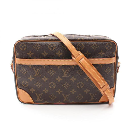 Louis Vuitton Trocadero 30 Monogram Shoulder Bag PVC Leather Brown