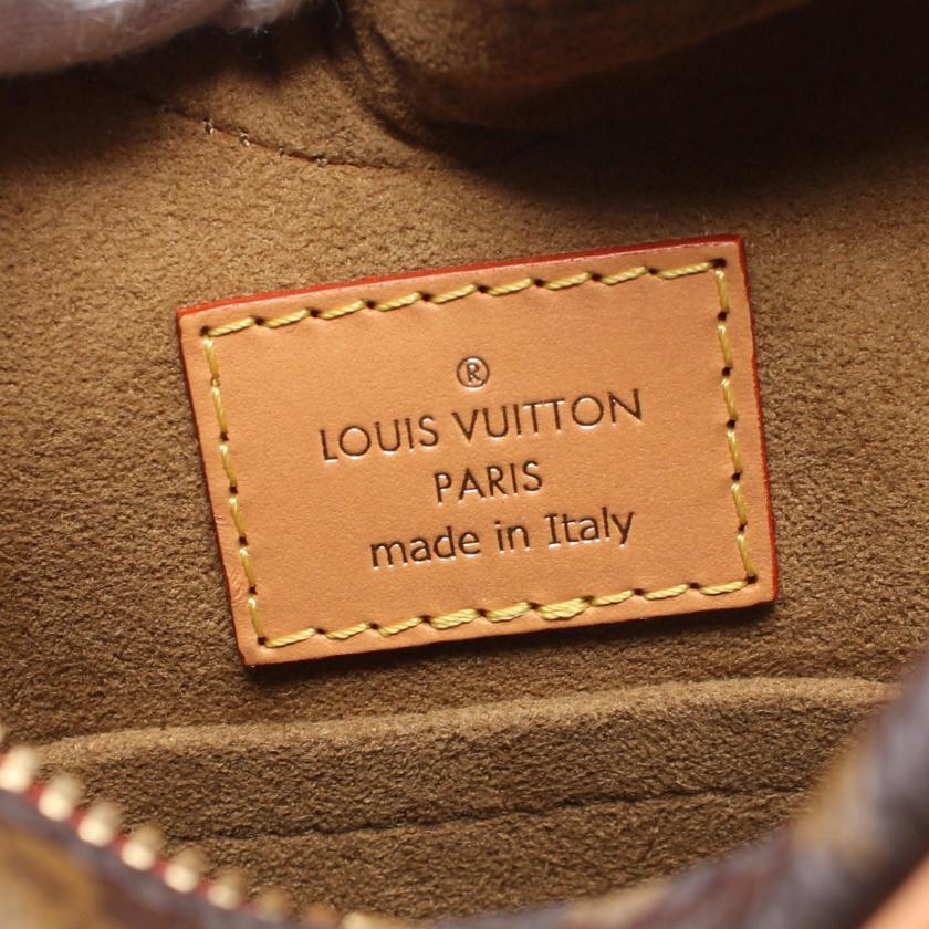 LOUIS VUITTON Monogram Heart Shoulder Bag Brown PVC Leather