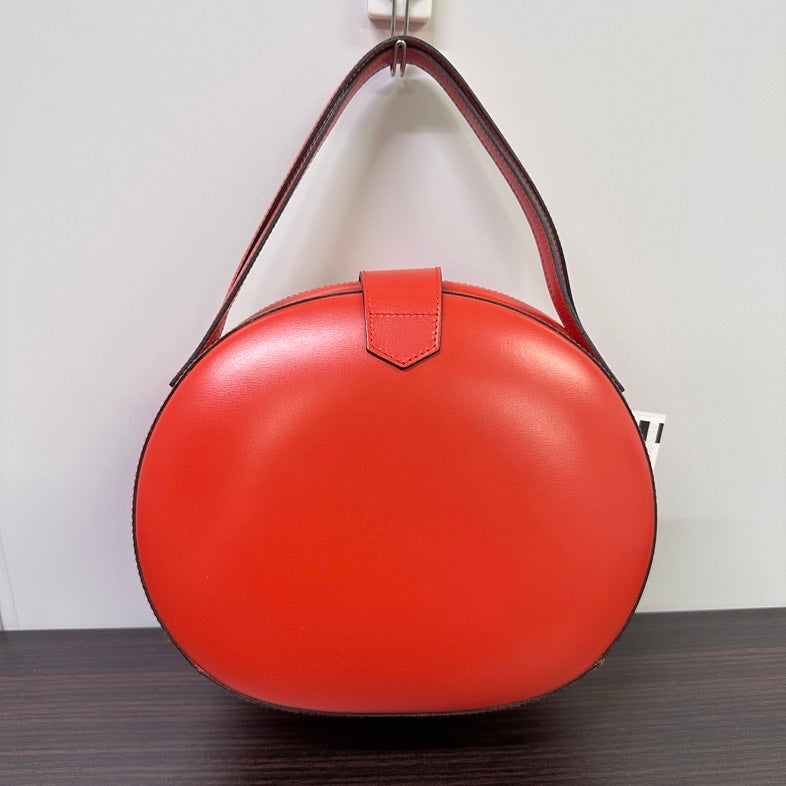 Loewe Anagram Leather Handbag 1015 Red Shoulder Bag