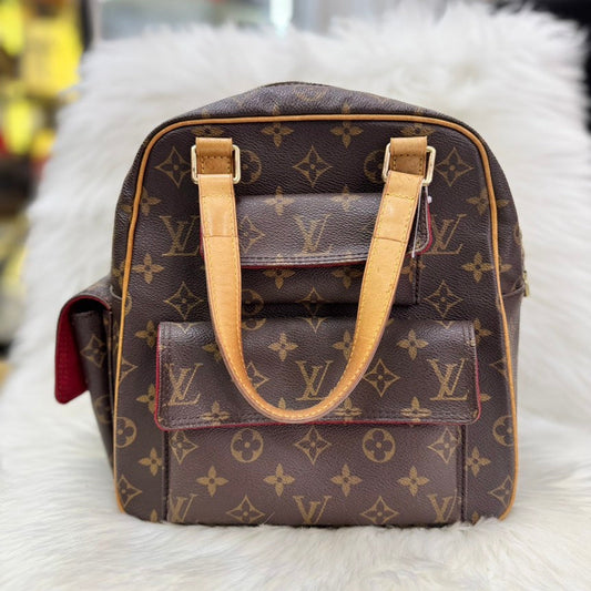 Louis Vuitton Monogram Excentri-Cite Brown Shoulder Bag
