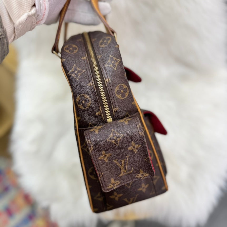 Louis Vuitton Monogram Excentri-Cite Brown Shoulder Bag