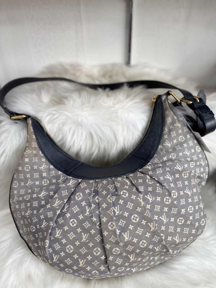 Louis Vuitton Mini Lin Idylle Rhapsody MM Gray Shoulder Bag