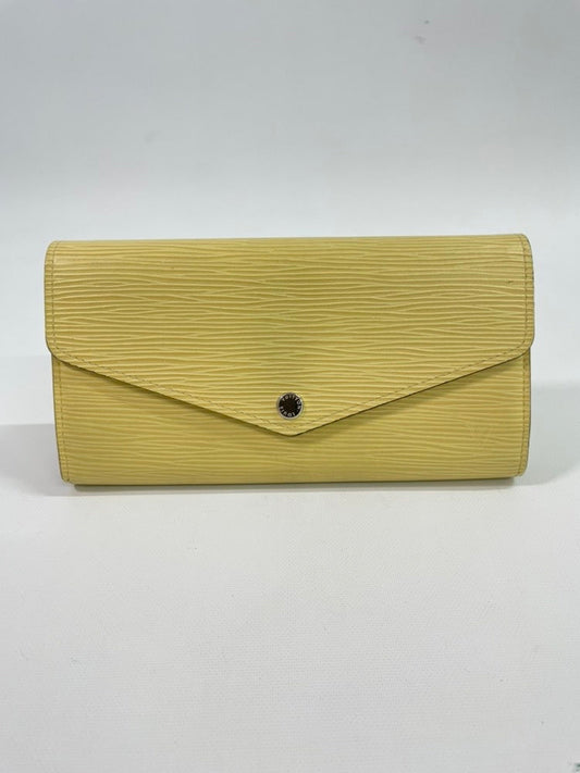Louis Vuitton Epi Yellow Wallet