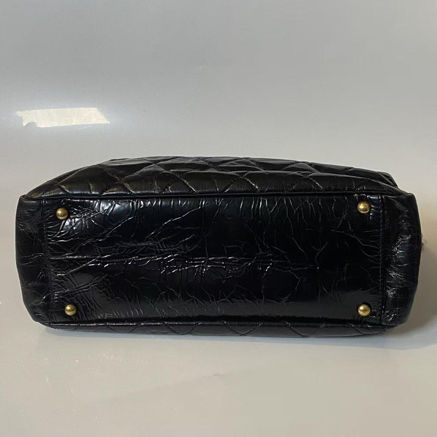 Chanel Quilted Black Shoulder Bag - Preloved