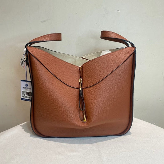 Loewe Hammock Bag Carmel MM Size Leather Shoulder Bag