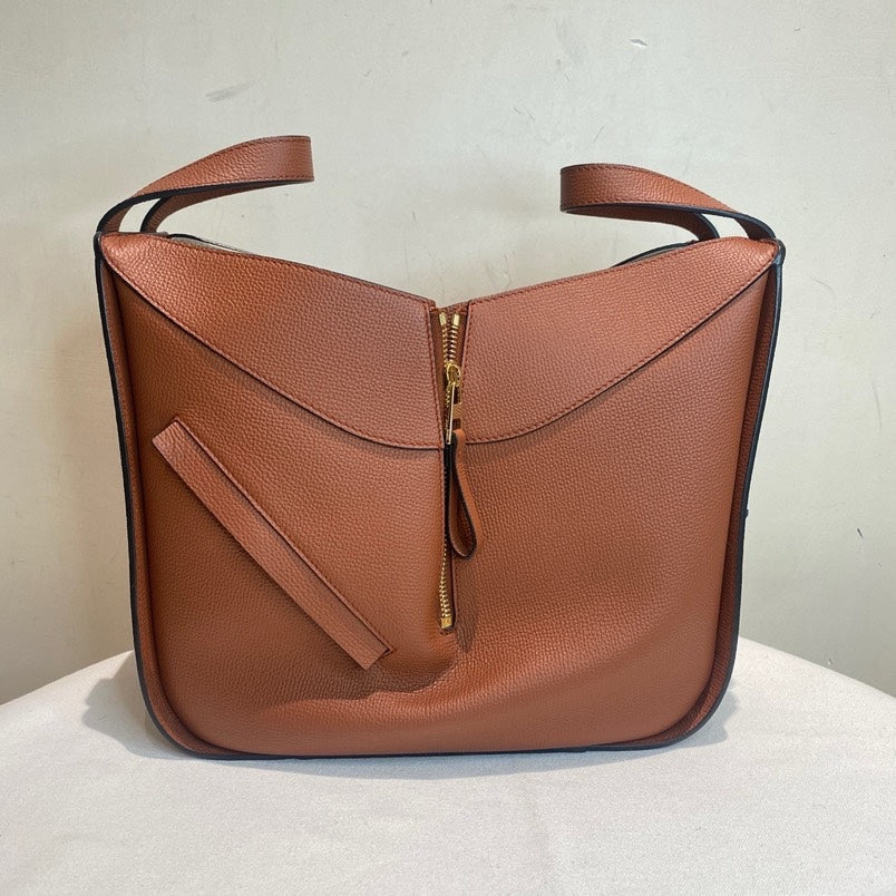 Loewe Hammock Bag Carmel MM Size Leather Shoulder Bag
