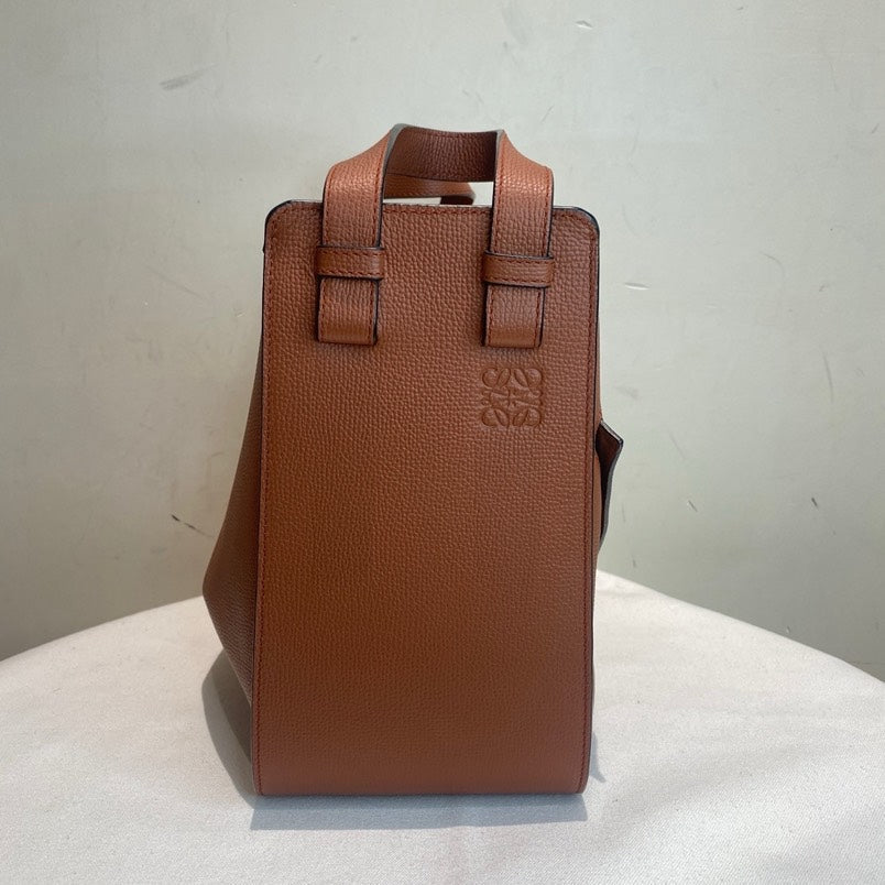 Loewe Hammock Bag Carmel MM Size Leather Shoulder Bag
