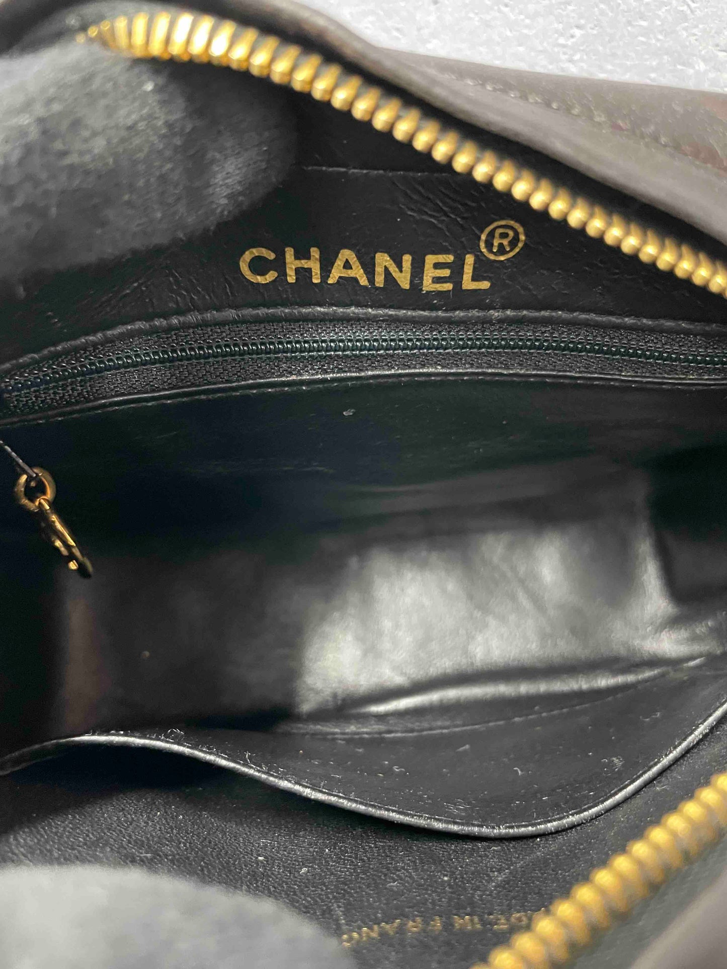 Chanel Camera Bag RE871478600 Black Quilted Leather Crossbody