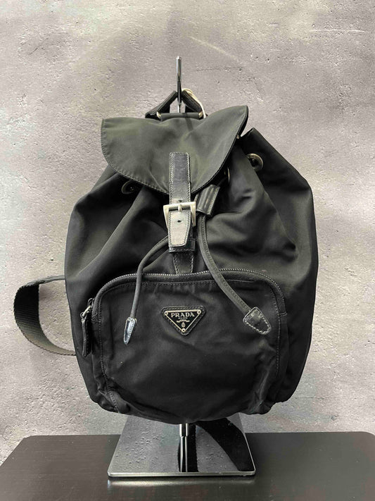 PRADA Nylon Backpack JZ32835900 Black - Vintage Designer Bag