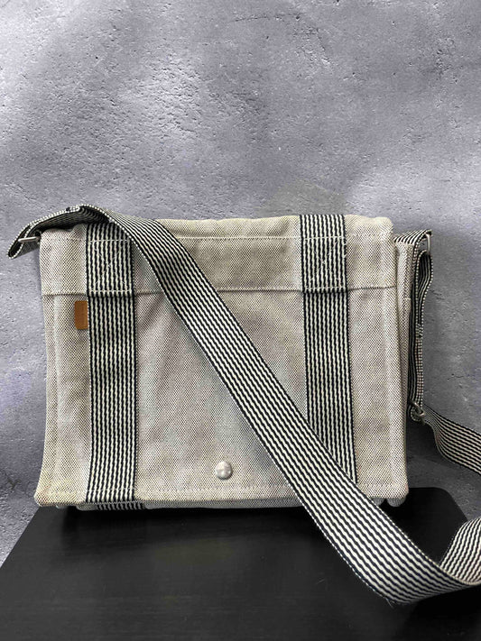 Hermès Canvas Crossbody JZ33430900 Ivory Crossbody Bag