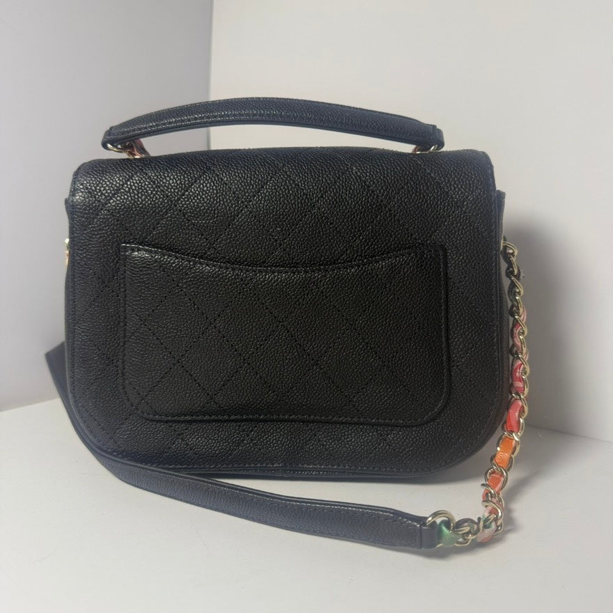 Chanel Caviar Black Cuba Shoulder Bag