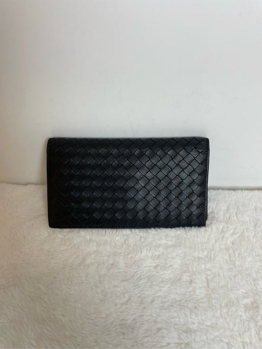 Bottega Veneta Intrecciato Black Leather BV Wallet - Wallets - Unisex
