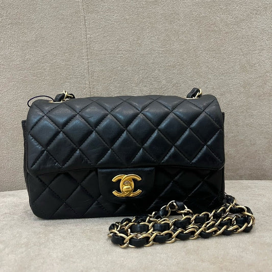 Chanel Classic Flap Black Leather Shoulder Bag