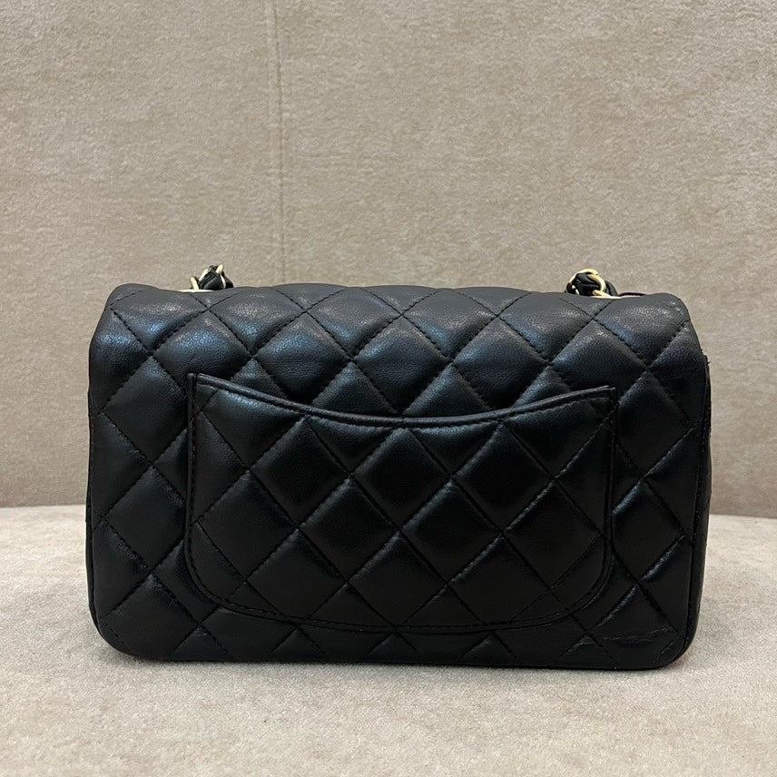 Chanel Classic Flap Black Leather Shoulder Bag