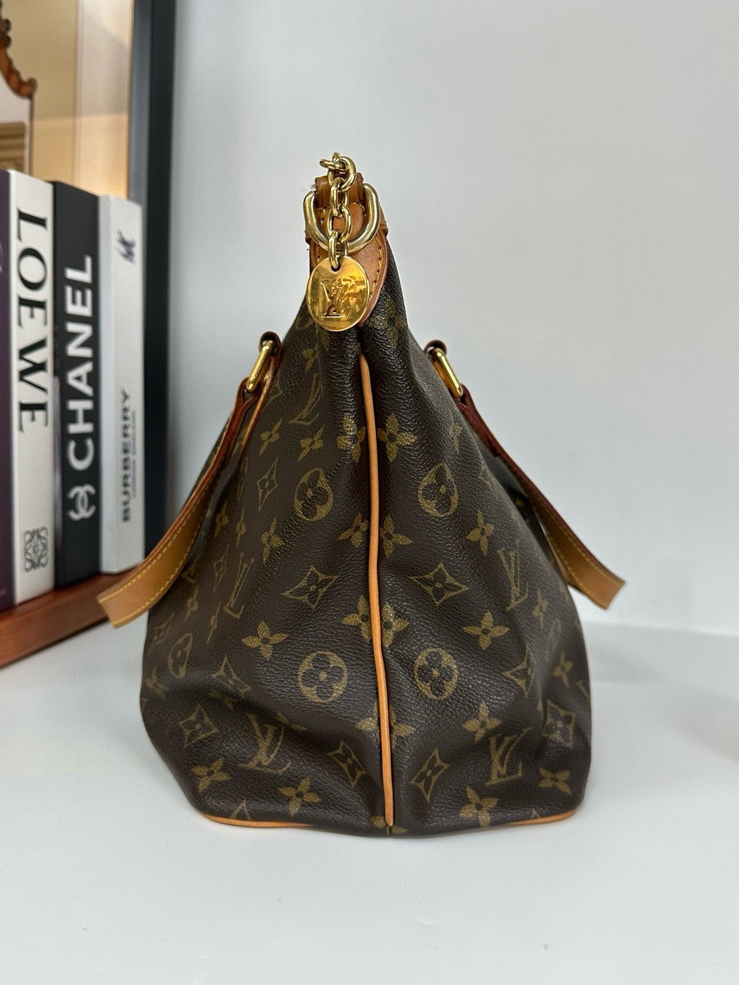 Louis Vuitton Monogram Palermo Shoulder Bag with Strap #8A - Brown Canvas Shoulder Bag