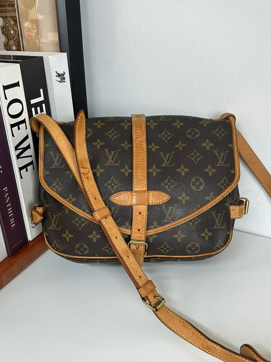Louis Vuitton Monogram Shoulder Bag #6C in Brown Canvas