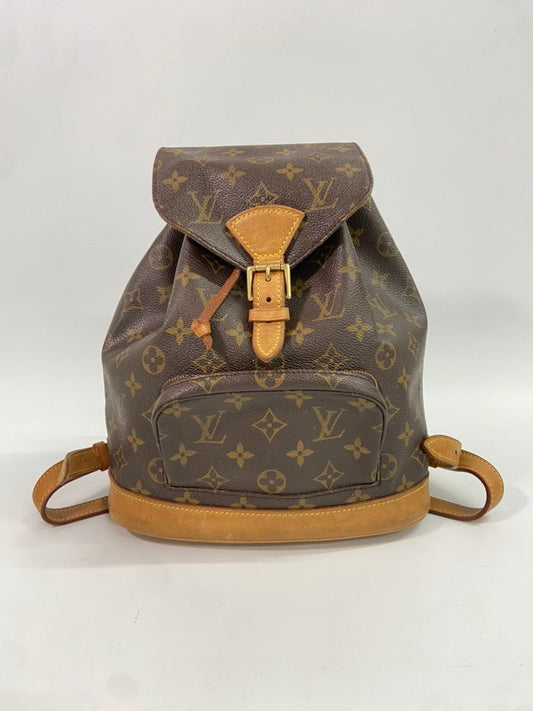 Louis Vuitton Montsouris MM Monogram Brown Backpack