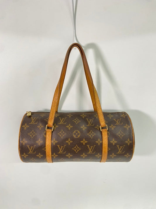 LOUIS VUITTON Monogram Papillon Brown Canvas Shoulder Bag