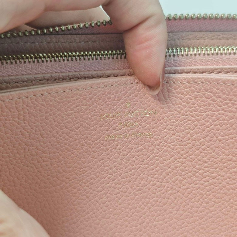 LOUIS VUITTON Empreinte Rose Ballerine Pink Leather Wallet