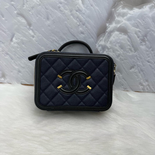 Chanel Camera Bag Quilted Black Leather Shoulder Bag