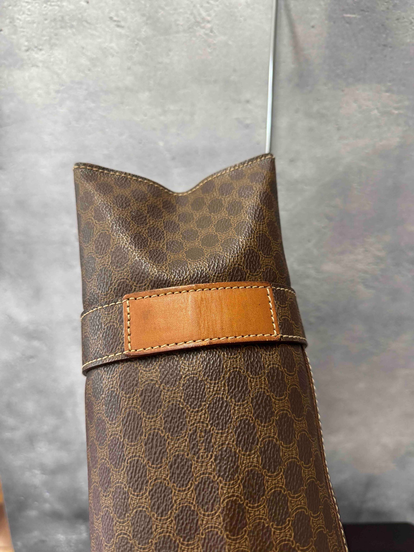Celine Classic Tote Bag JZ37146300 with Monogram Canvas in Brown