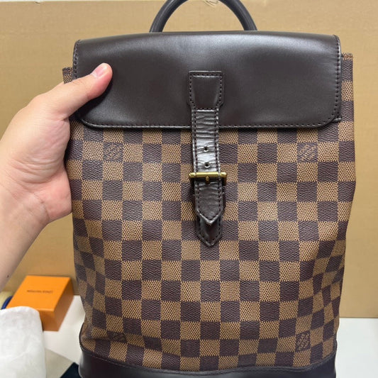 Louis Vuitton Damier Ebene Backpack E6699 - A Rank Preloved LV Ebeny Backpack