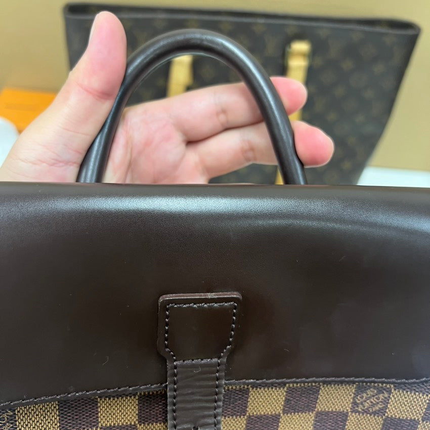 Louis Vuitton Damier Ebene Backpack E6699 - A Rank Preloved LV Ebeny Backpack