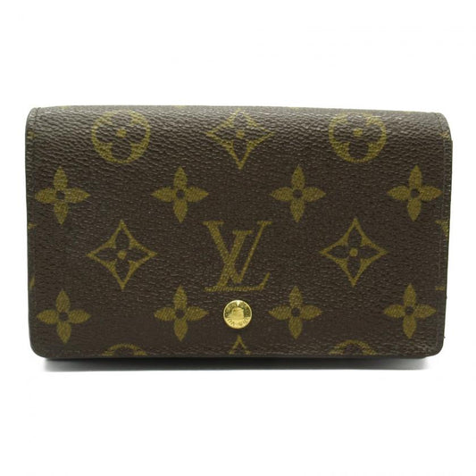 Pre-loved LOUIS VUITTON Porto Monnaie Vietresol Brown Bi-fold Wallet PVC Monogram