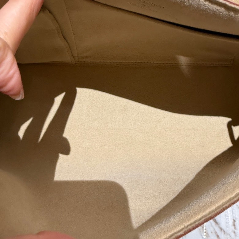 Louis Vuitton Monogram Canvas Sarria Shoulder Bag in Brown Leather