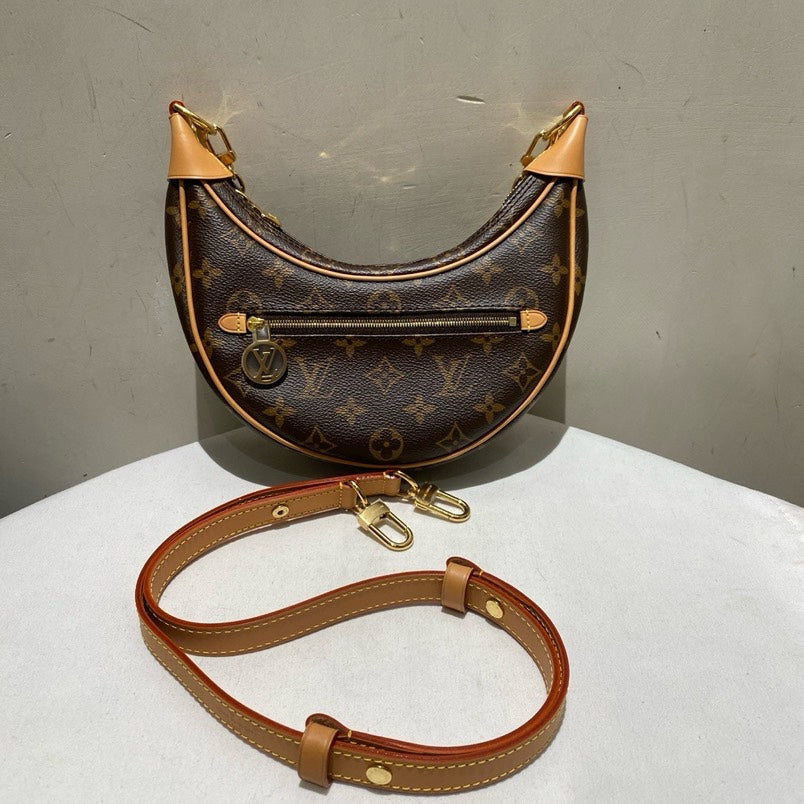 Louis Vuitton Croissant Monogram Microchip Series Brown Shoulder Bag