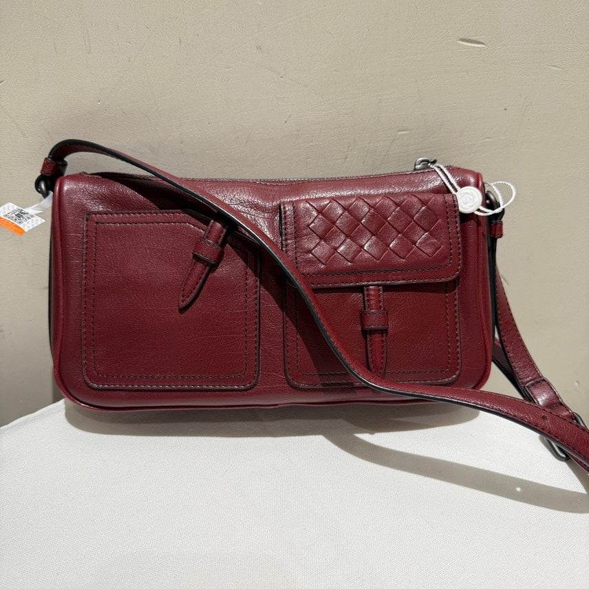 Bottega Veneta Classic Hobo Bag in Burgundy Leather