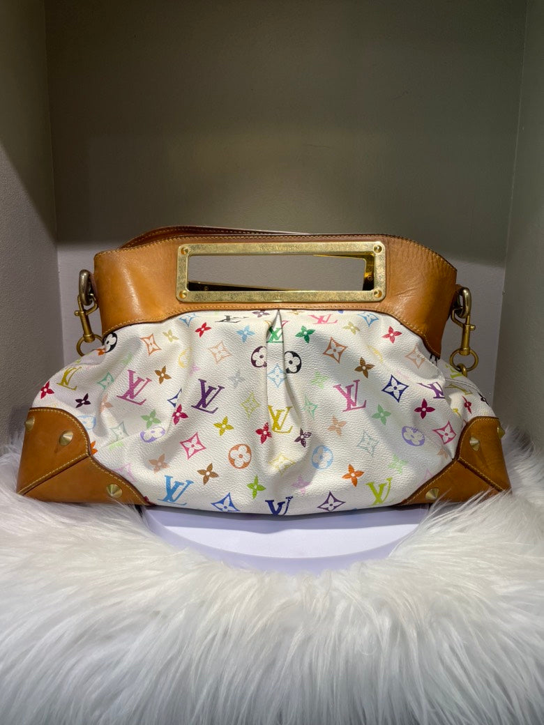 Louis Vuitton Multicolore Priscilla White Shoulder Bag