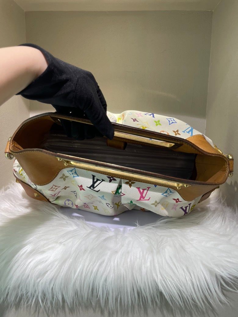 Louis Vuitton Multicolore Priscilla White Shoulder Bag