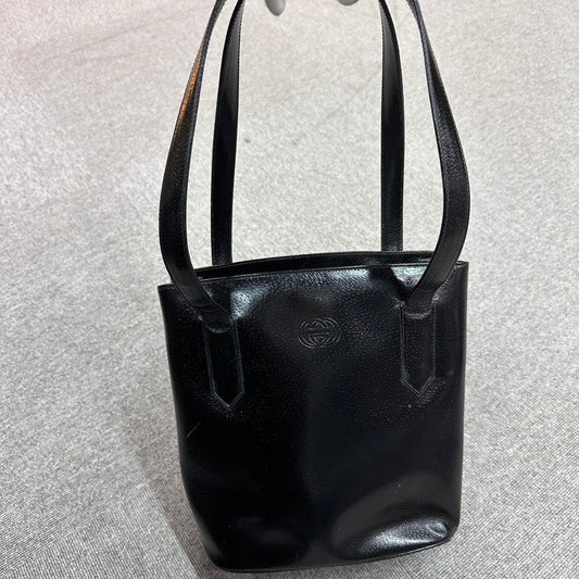 Gucci Black BVJ Tote Bag - Pre-loved Leather Style