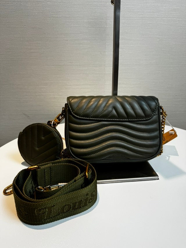 Louis Vuitton New Wave Chain Bag Green Shoulder Bag