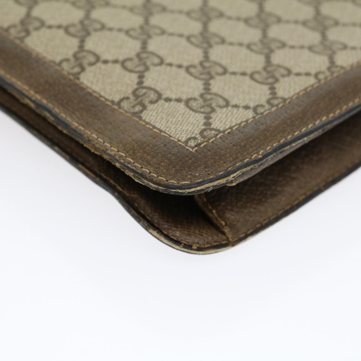 GUCCI GG Canvas Web Sherry Line Shoulder Bag Beige Red Green  rd2223