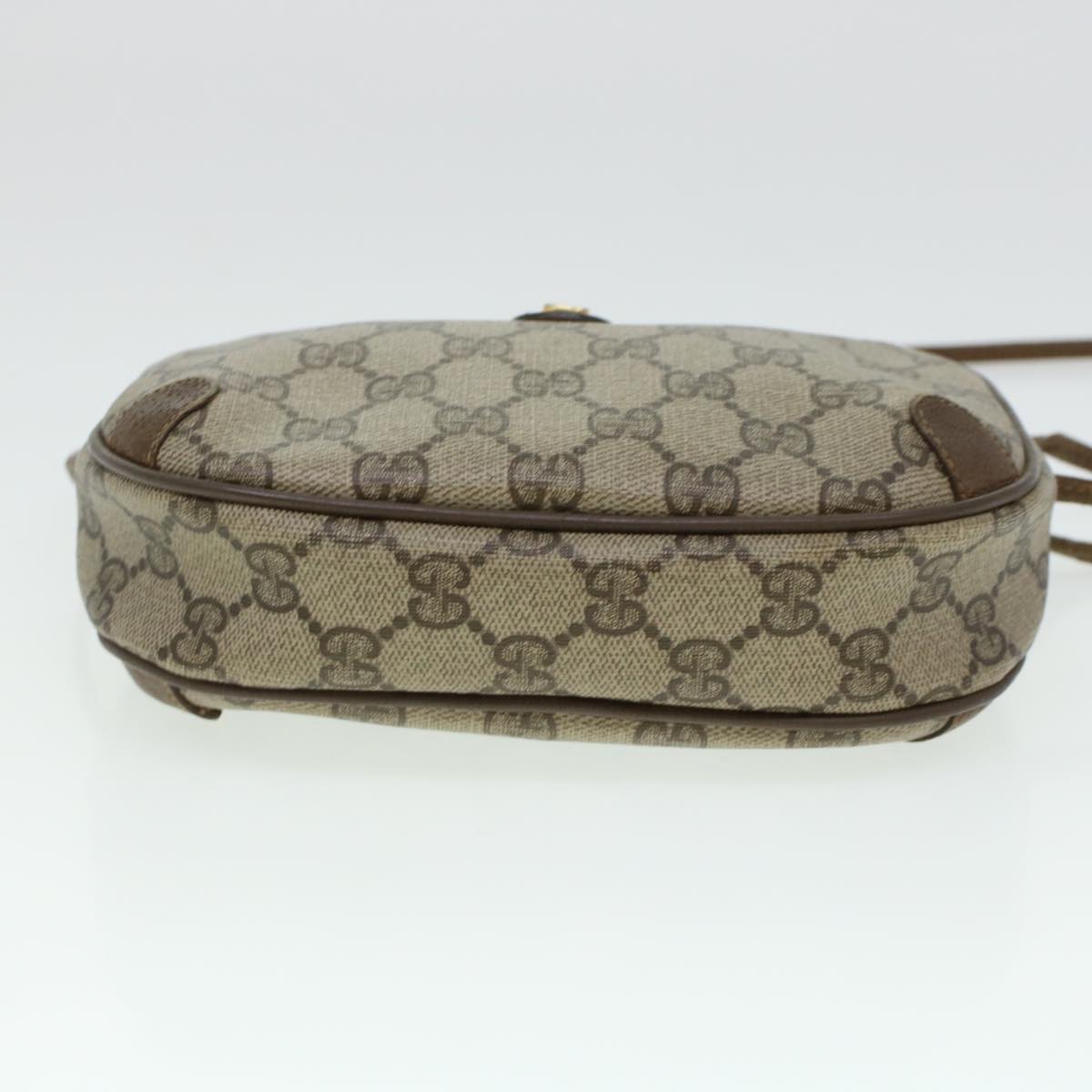 GUCCI GG Canvas Web Sherry Line Shoulder Bag Beige Red 89.02.066  rd5250