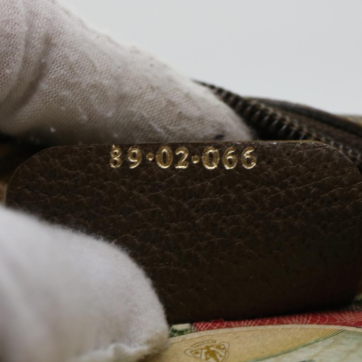 GUCCI GG Canvas Web Sherry Line Shoulder Bag Beige Red 89.02.066  rd5250