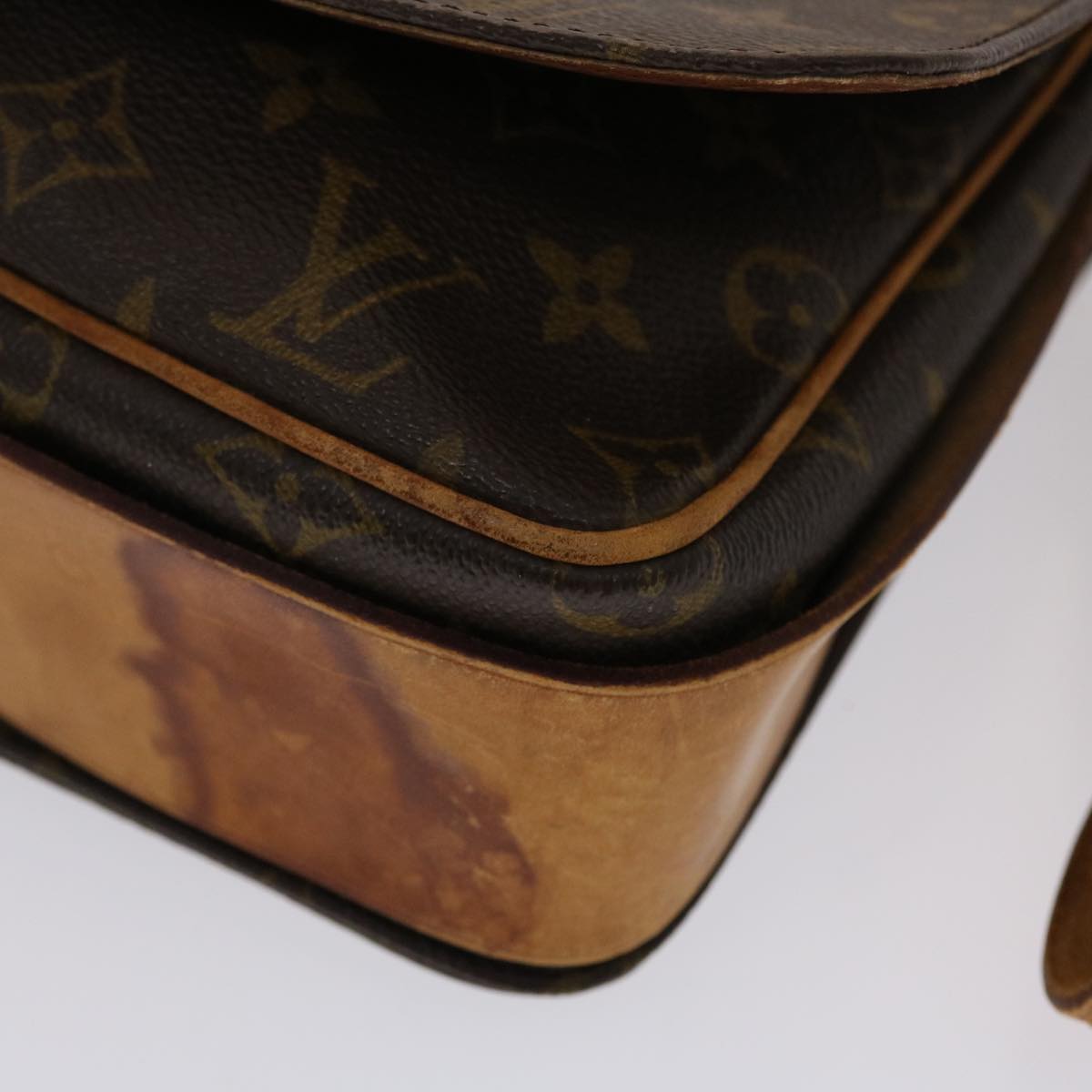 LOUIS VUITTON Monogram Cartouchiere GM Shoulder Bag M51252 LV  rd5520