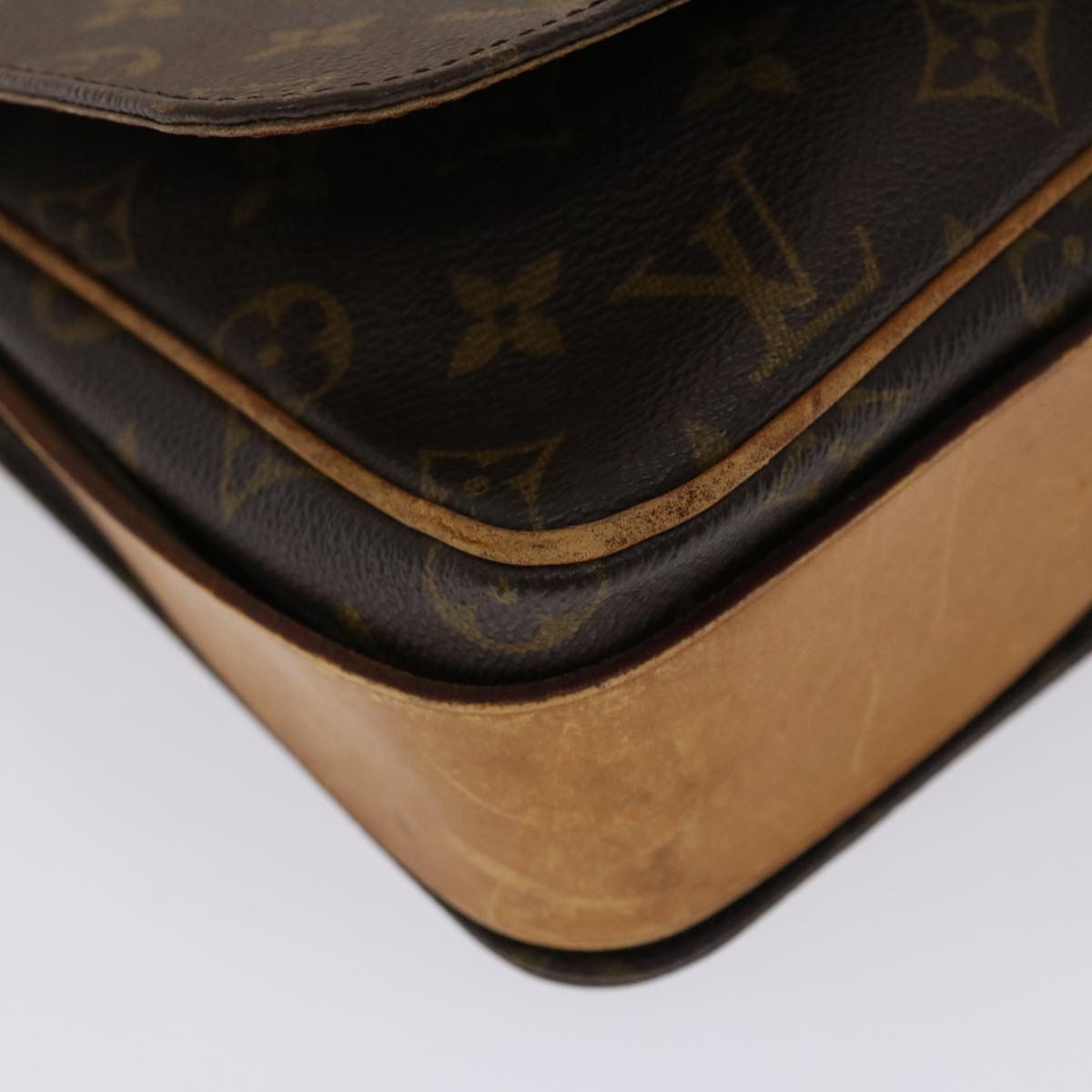 LOUIS VUITTON Monogram Cartouchiere GM Shoulder Bag M51252 LV  rd5520