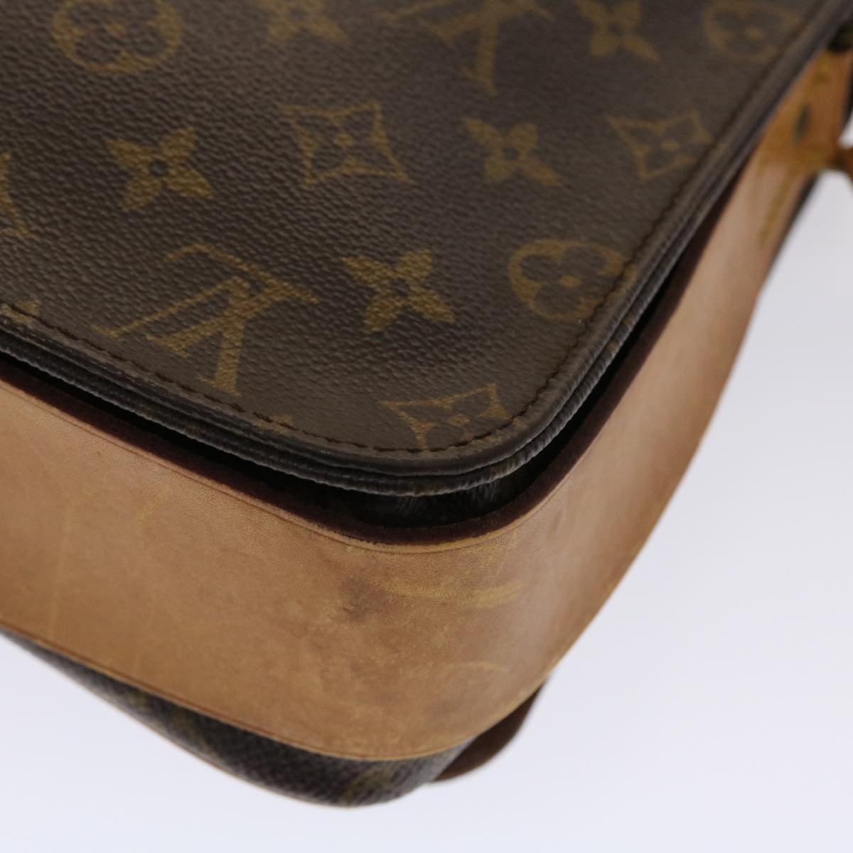 LOUIS VUITTON Monogram Cartouchiere GM Shoulder Bag M51252 LV  rd5520