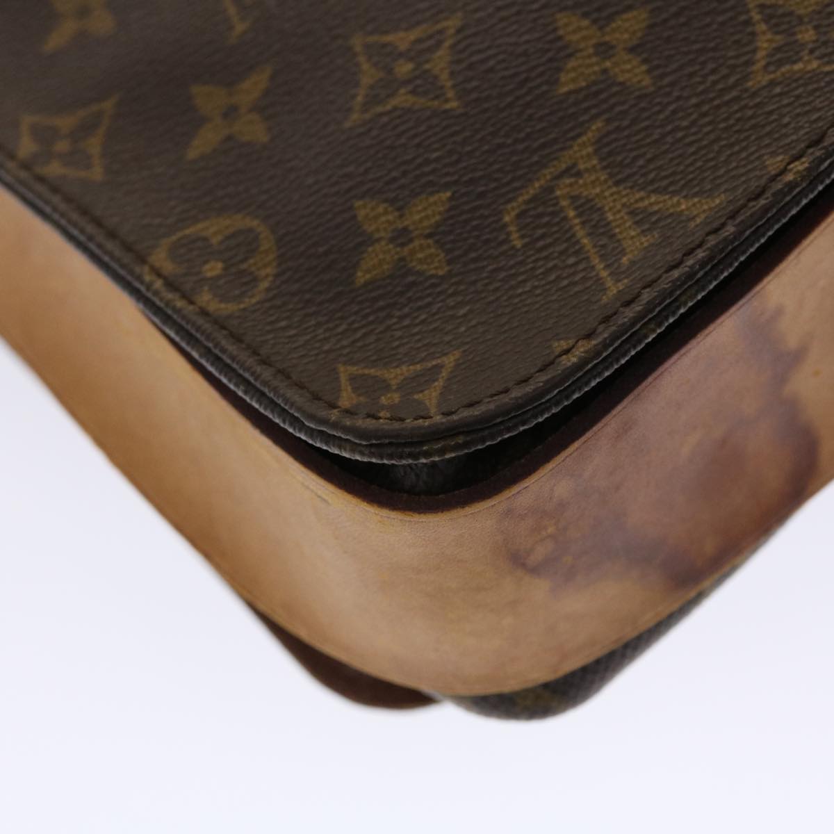LOUIS VUITTON Monogram Cartouchiere GM Shoulder Bag M51252 LV  rd5520