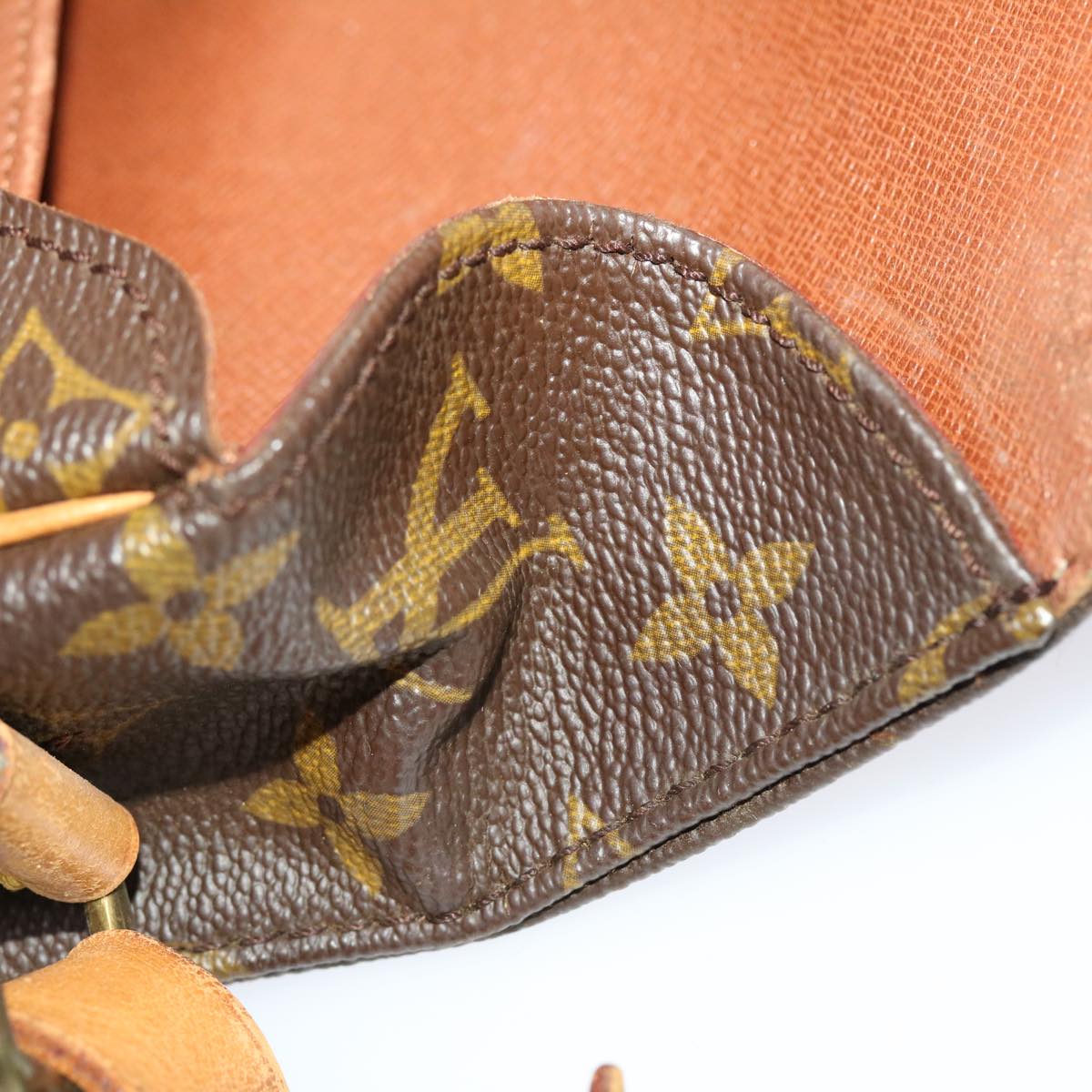 LOUIS VUITTON Monogram Cartouchiere GM Shoulder Bag M51252 LV  rd5520