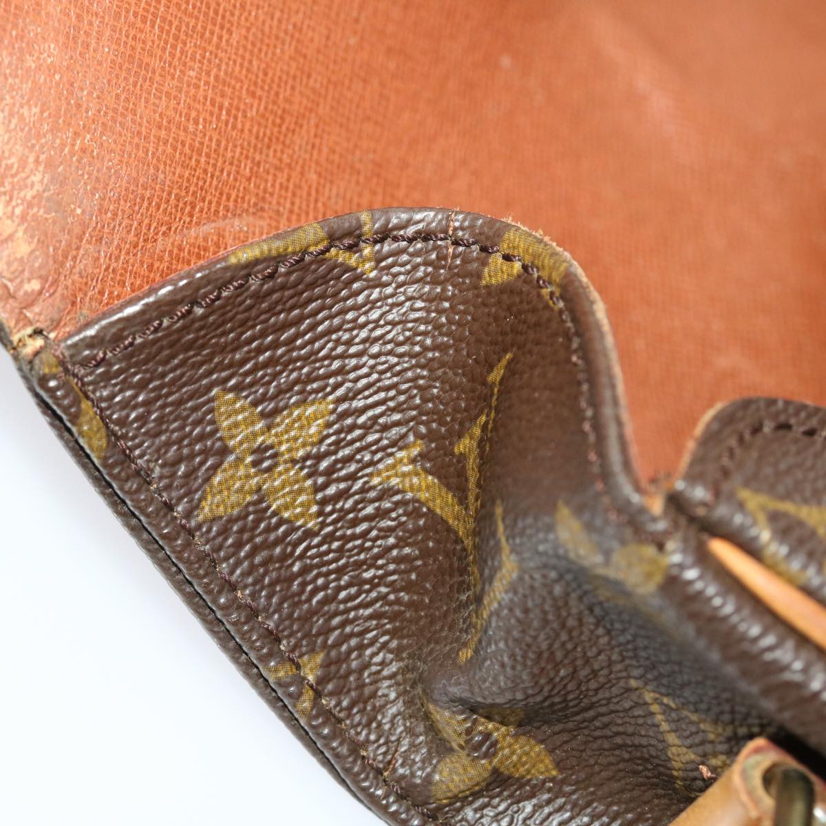 LOUIS VUITTON Monogram Cartouchiere GM Shoulder Bag M51252 LV  rd5520