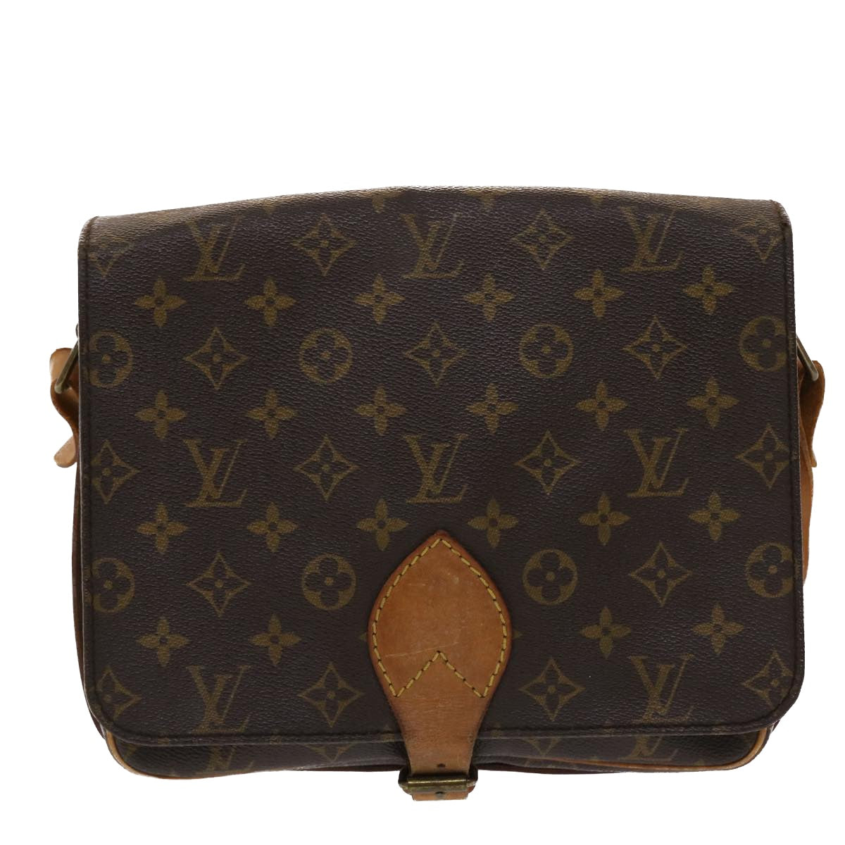 LOUIS VUITTON Monogram Cartouchiere GM Shoulder Bag M51252 LV  rd5520