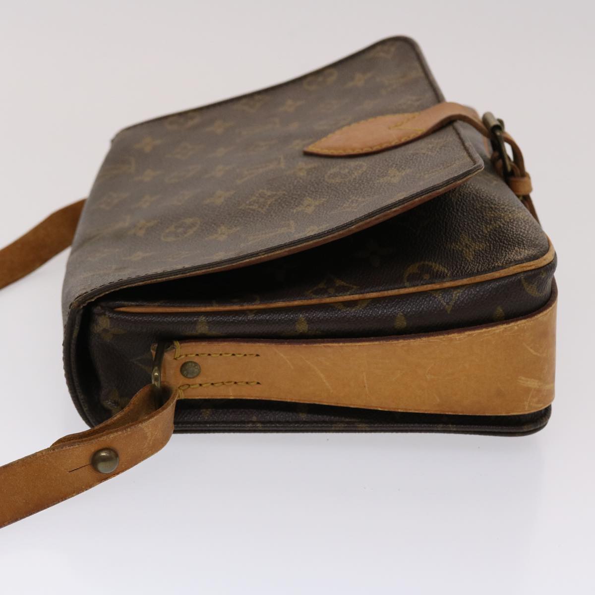 LOUIS VUITTON Monogram Cartouchiere GM Shoulder Bag M51252 LV  rd5520